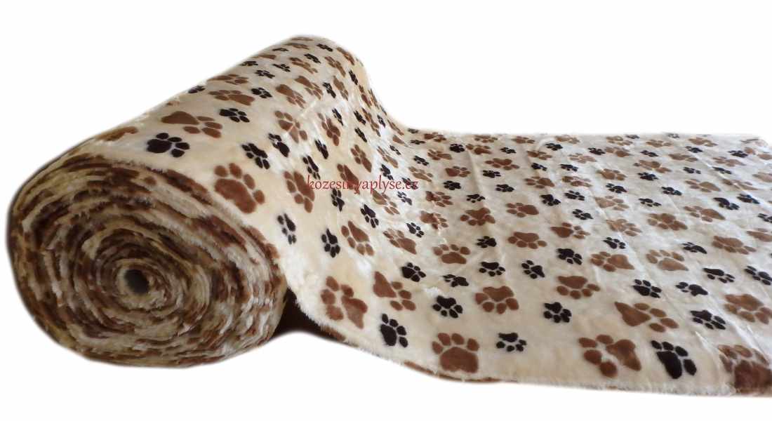 Plüsch Pfoten beige und braun