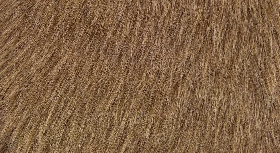 Kunstfell, sand, Flor 60 mm, Breite 150,