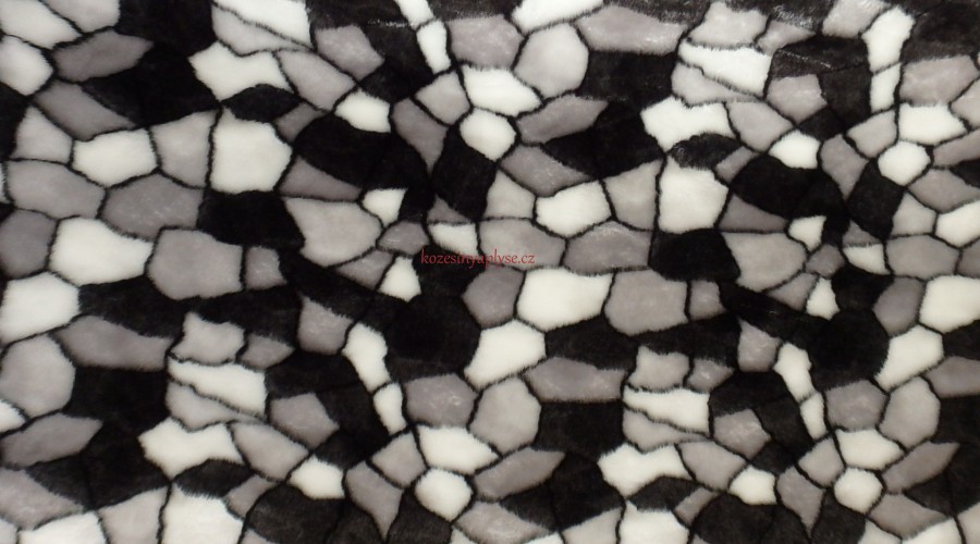 Plüsch, grau, Landkartenmuster, Breite 150 cm0 cm