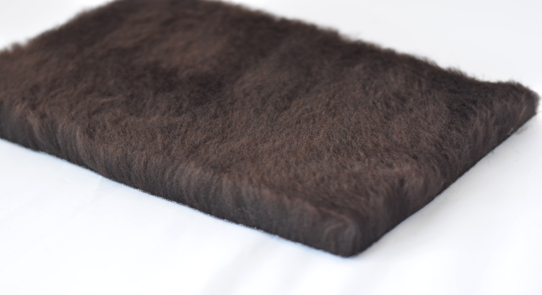 Hundematte, ISOLIEREND, Meterware, braun