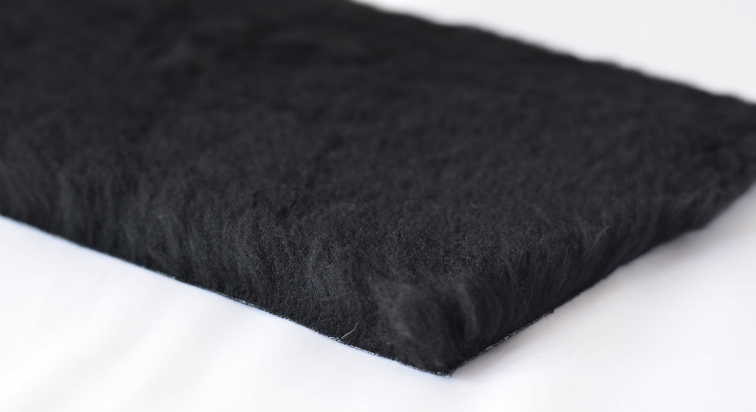 Hundematte, ISOLIEREND, Meterware, schwarz
