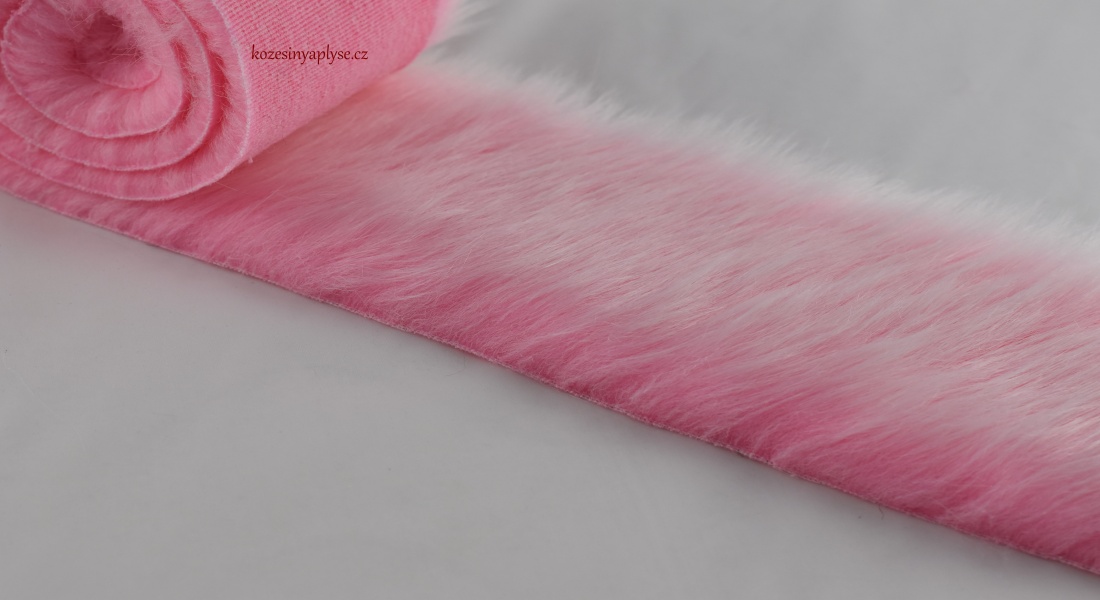 Pelzbesatz, rosa MARSHMALLOW, Flor 50 mm