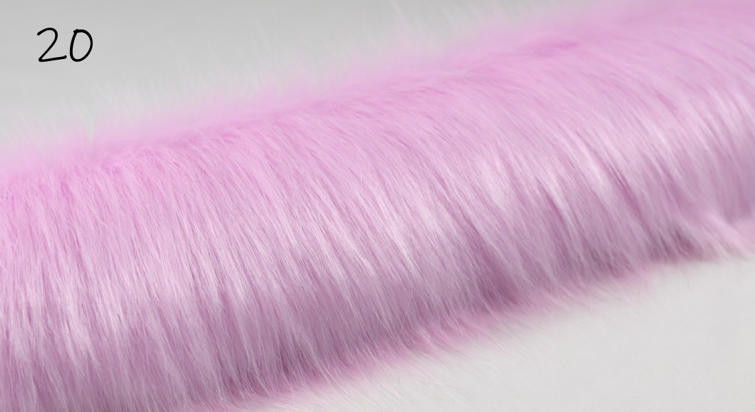 Kunstfell rosa-lila, europäischer Hersteller, Breite 150 cm