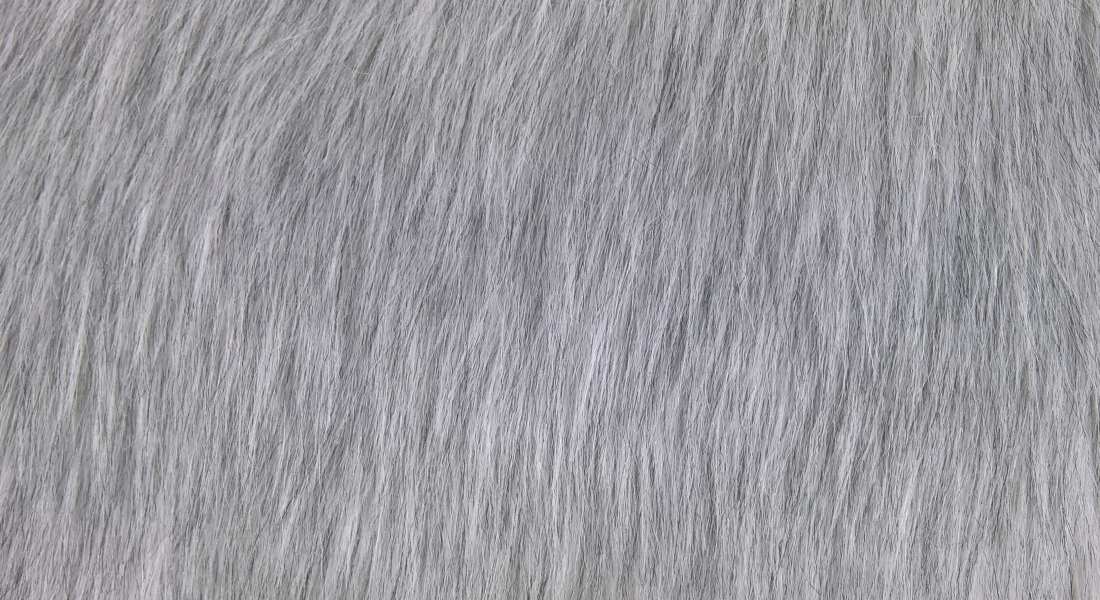 Kunstfell meterware, schwarz-weiß, Breite 150 cm, Flor 60 mm